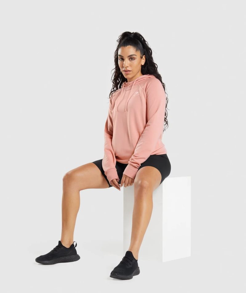 Gymshark Sport Hoodie Damen Rosa | AT-51-NQAF