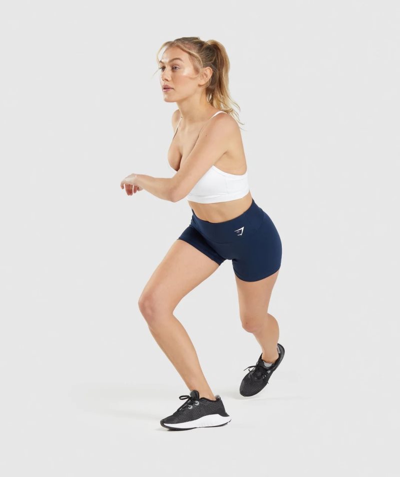 Gymshark Sport Kurze Hose Damen Navy | AT-87-WRND