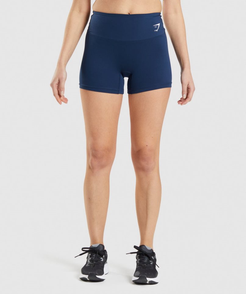 Gymshark Sport Kurze Hose Damen Navy | AT-87-WRND