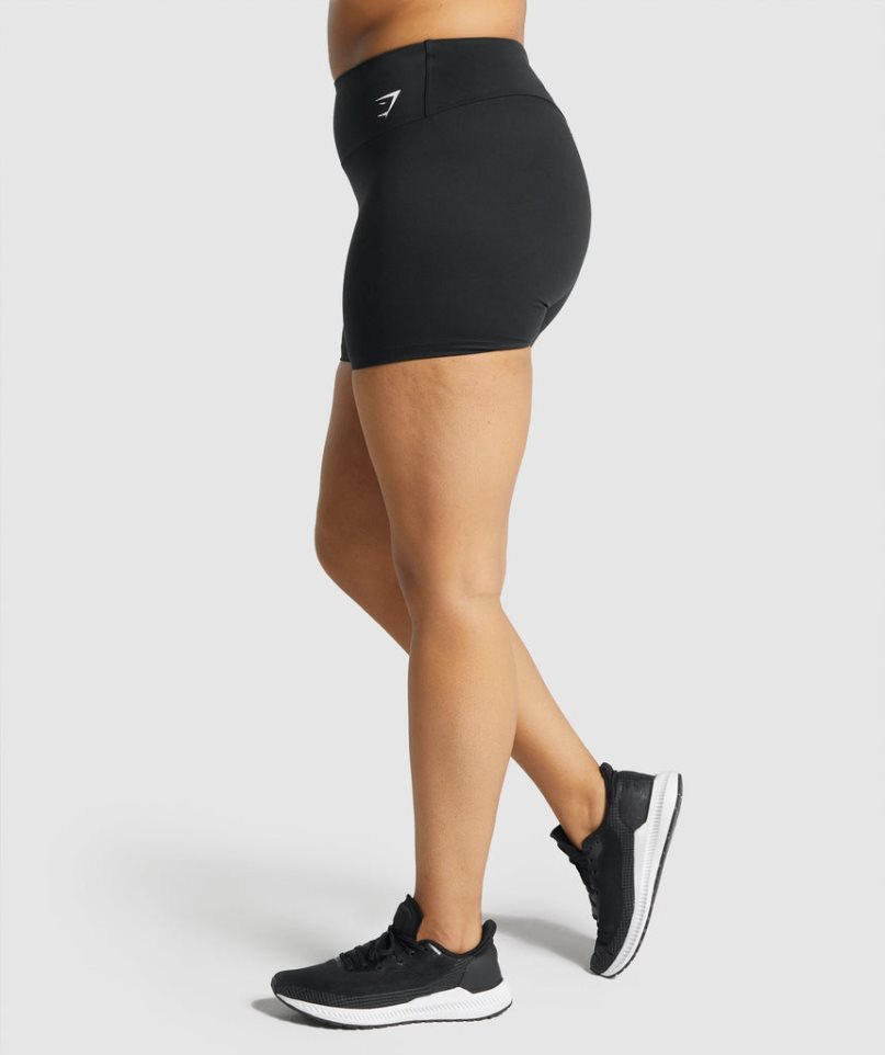 Gymshark Sport Kurze Hose Damen Schwarz | AT-78-WRUZ