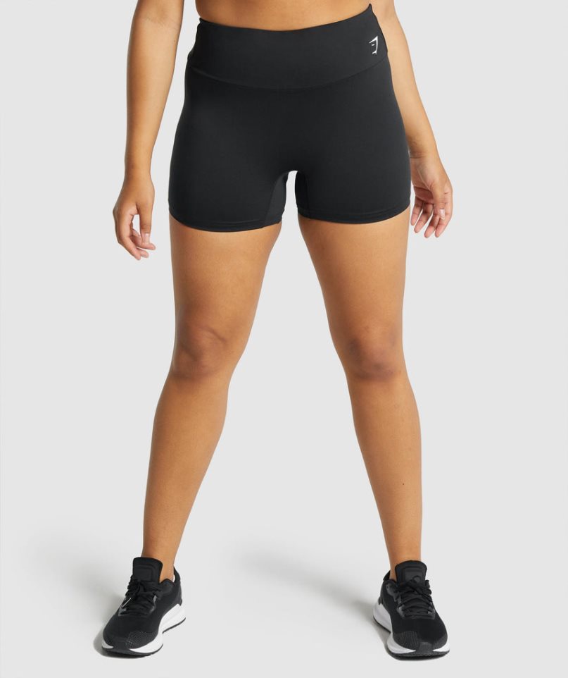 Gymshark Sport Kurze Hose Damen Schwarz | AT-78-WRUZ