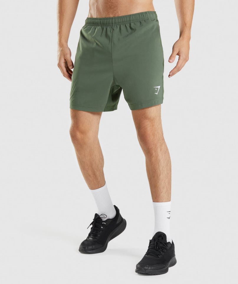 Gymshark Sport Kurze Hose Herren Grün | AT-15-YCPT