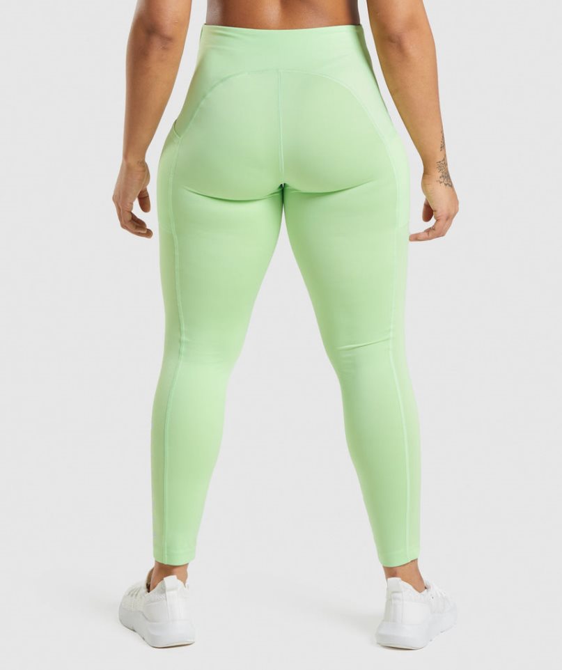 Gymshark Sport Leggings Damen Hellgrün | AT-79-ZMYJ