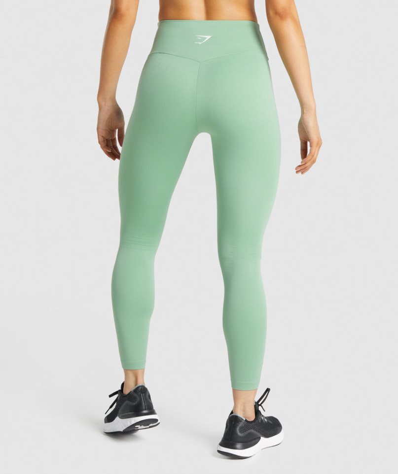 Gymshark Sport Leggings Damen Hellgrün | AT-90-UFIT