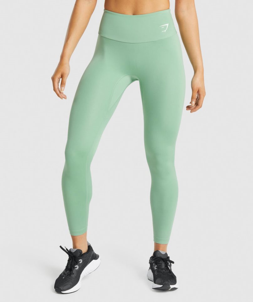 Gymshark Sport Leggings Damen Hellgrün | AT-90-UFIT