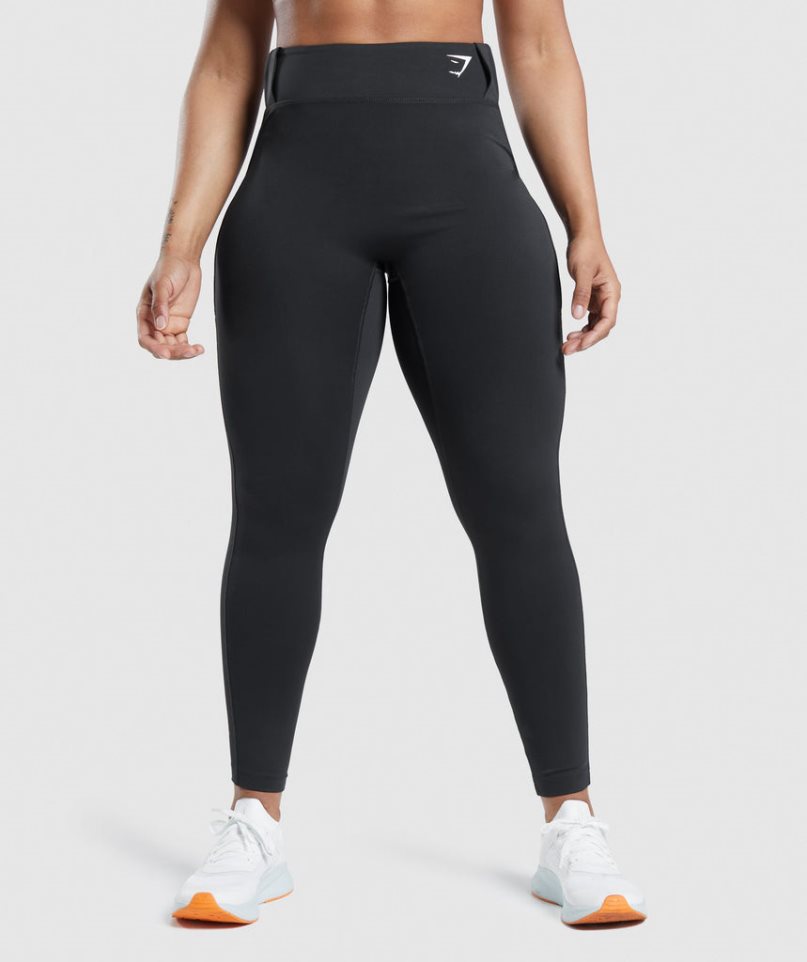 Gymshark Sport Leggings Damen Schwarz | AT-03-HLVS