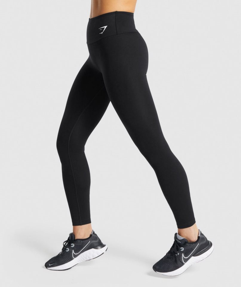 Gymshark Sport Leggings Damen Schwarz | AT-70-PSCV