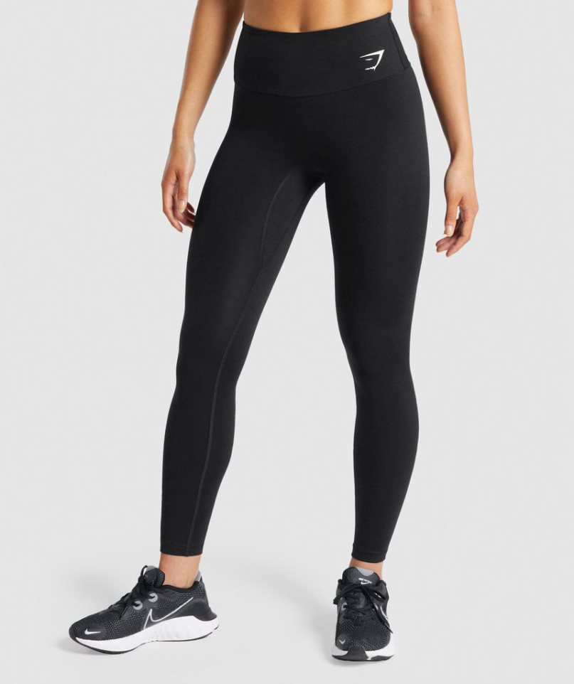 Gymshark Sport Leggings Damen Schwarz | AT-70-PSCV