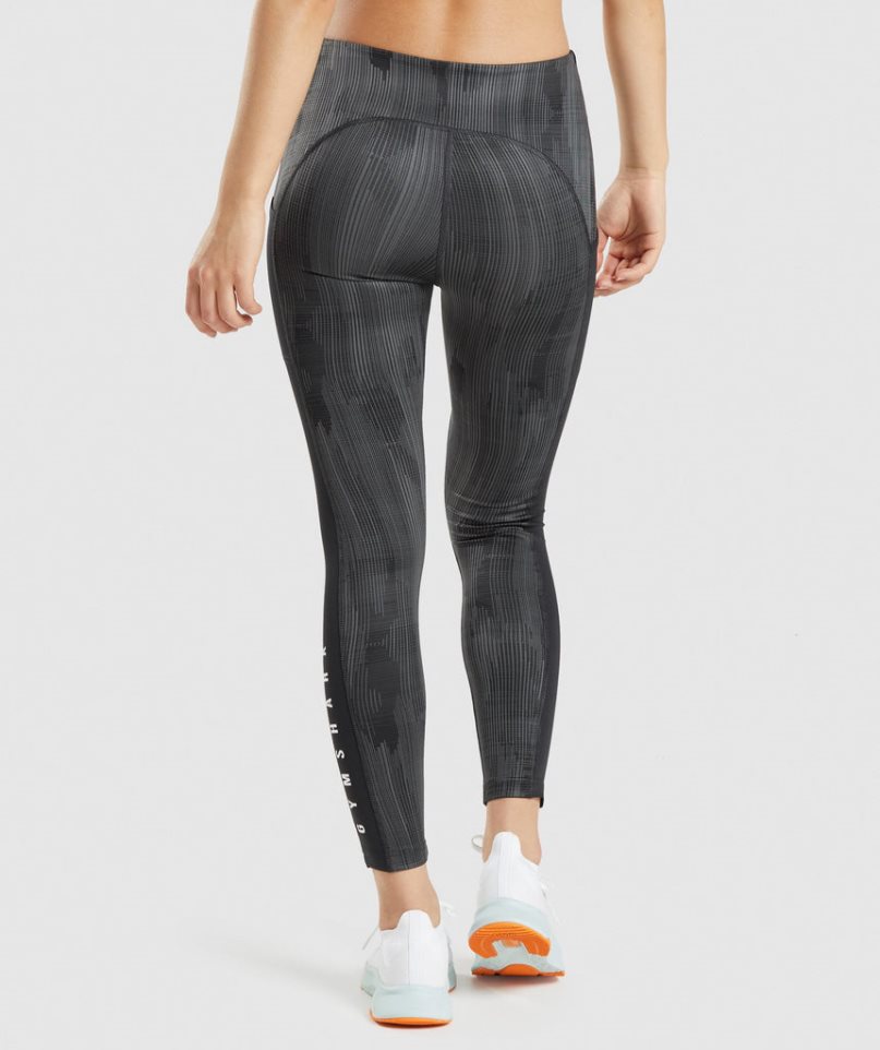 Gymshark Sport Leggings Damen Schwarz | AT-76-DTPF