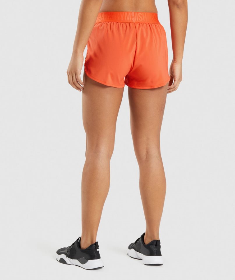 Gymshark Sport Loose Fit Kurze Hose Damen Orange | AT-26-KOJW