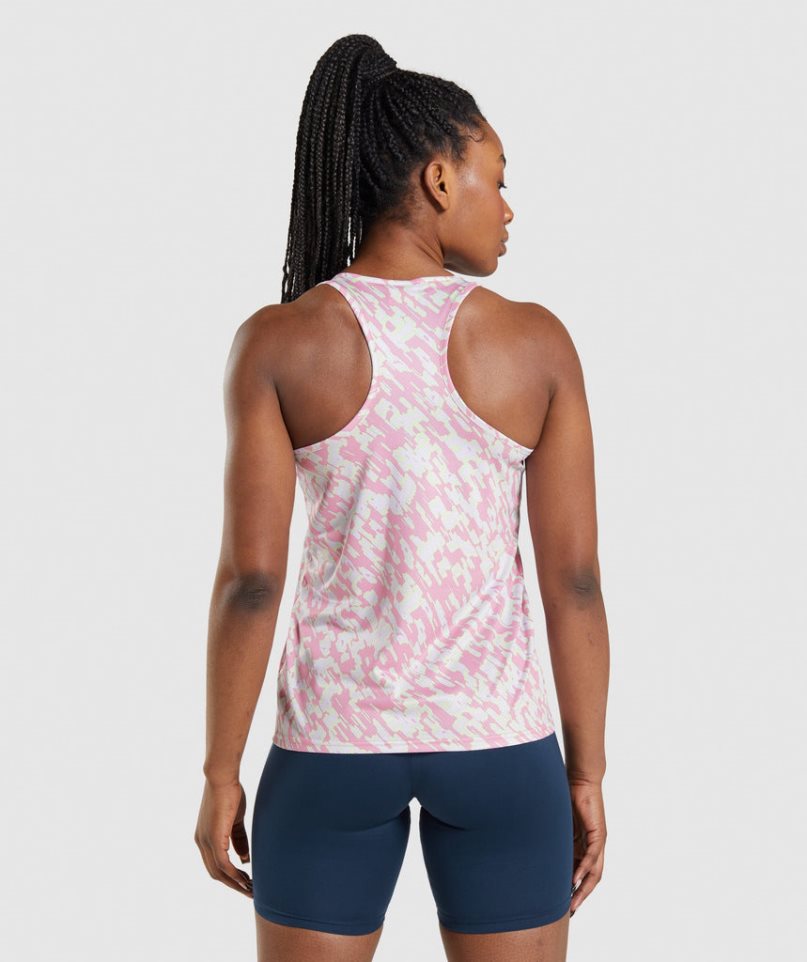 Gymshark Sport Muskelshirt Damen Rosa | AT-14-XDRM