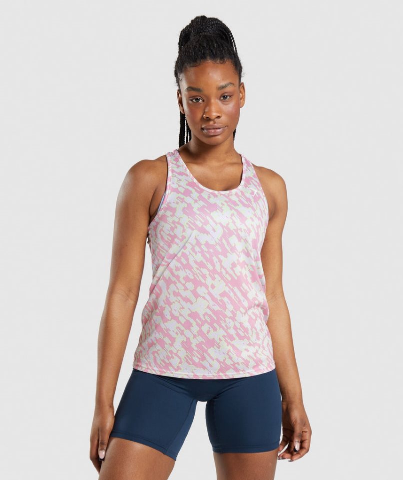 Gymshark Sport Muskelshirt Damen Rosa | AT-14-XDRM