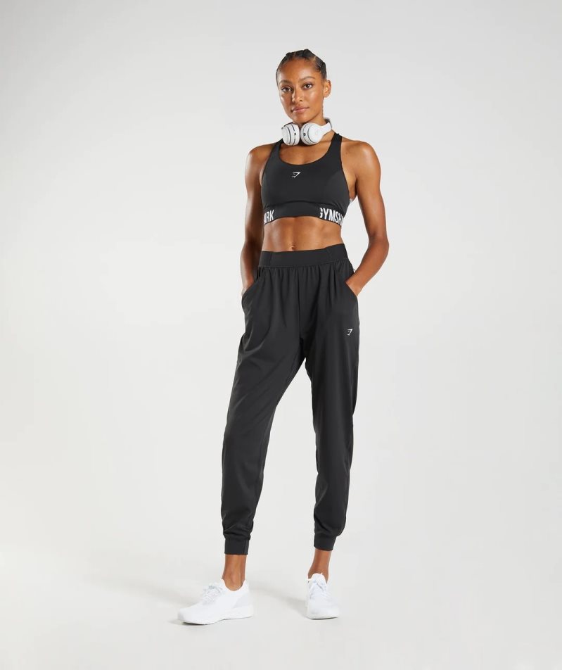 Gymshark Sport Performance Jogginghose Damen Schwarz | AT-64-TCVB