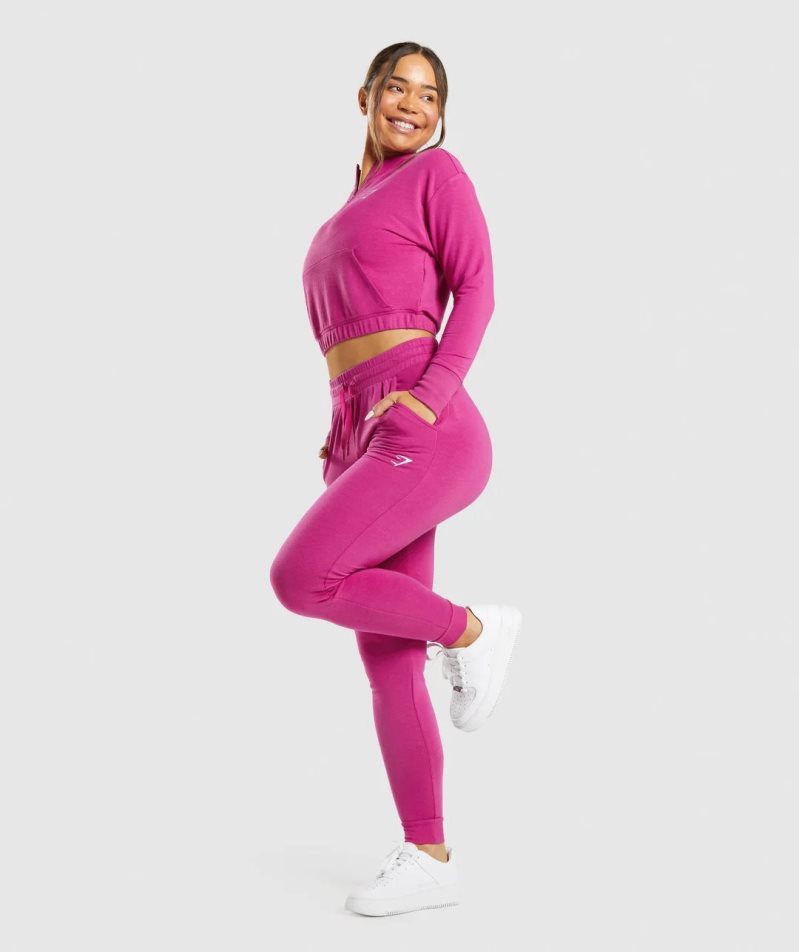 Gymshark Sport Pippa Jogginghose Damen Fuchsie | AT-52-SVQD