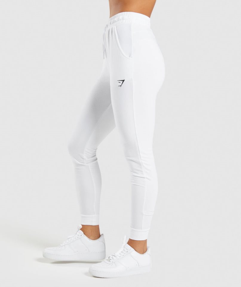 Gymshark Sport Pippa Jogginghose Damen Weiß | AT-53-PECM