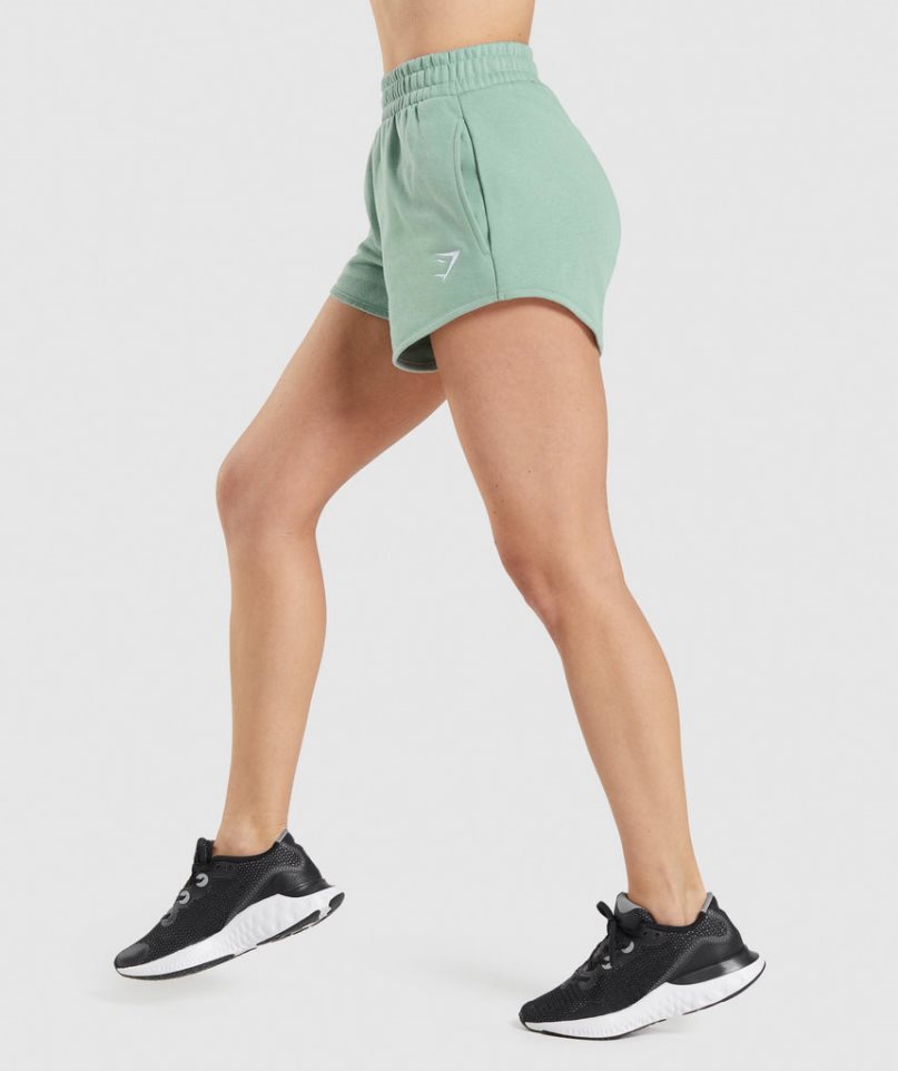 Gymshark Sport Sweat Kurze Hose Damen Mintfarben | AT-98-UBDT