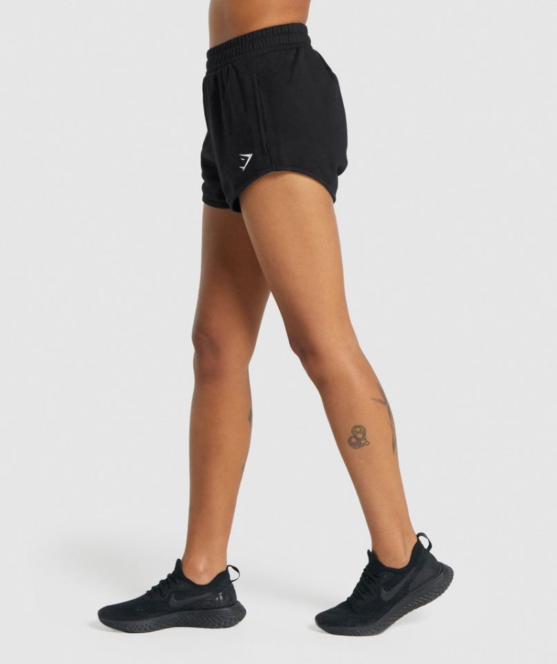 Gymshark Sport Sweat Kurze Hose Damen Schwarz | AT-84-EVOZ