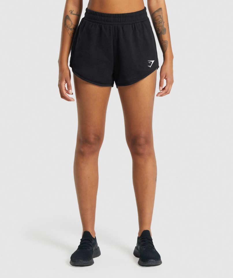 Gymshark Sport Sweat Kurze Hose Damen Schwarz | AT-84-EVOZ