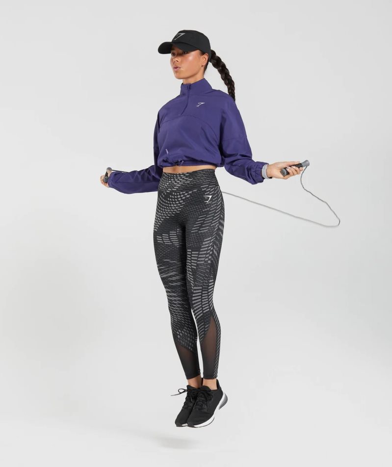 Gymshark Sport Windjacke Damen Lila | AT-34-DHQE