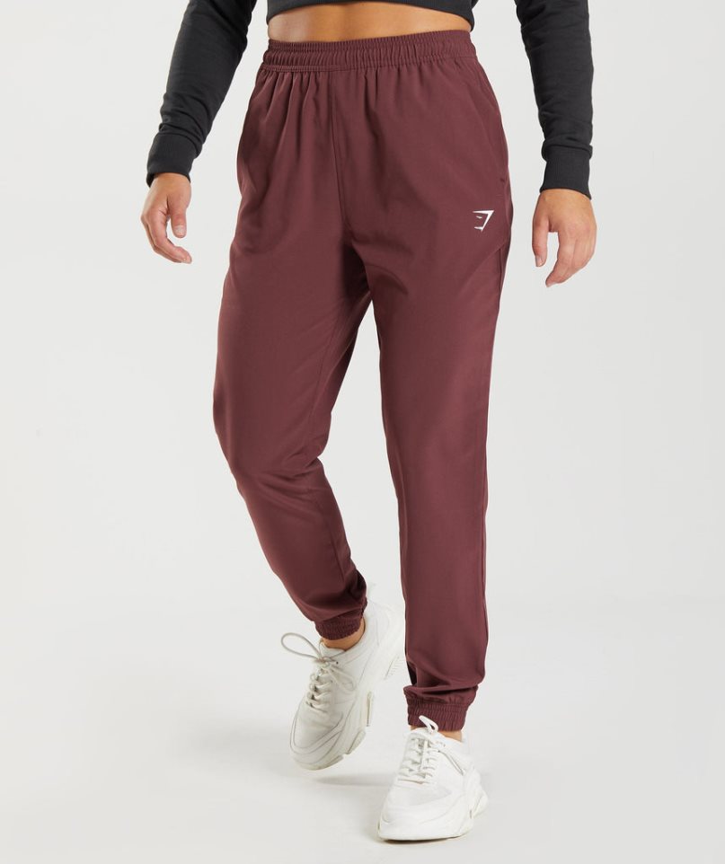 Gymshark Sport Woven Jogginghose Damen Dunkelbraun | AT-58-XBVY