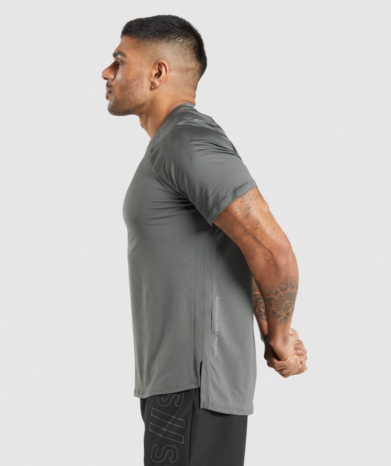 Gymshark Steve Cook T-shirts Herren Grau | AT-47-TSYC