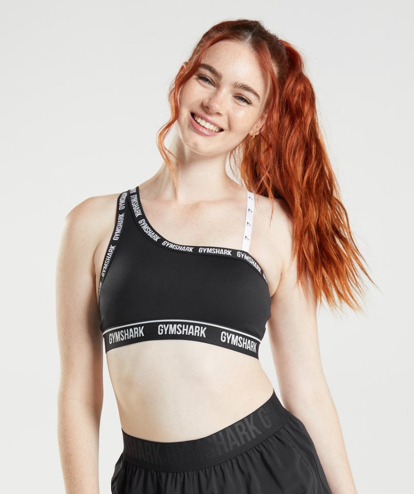 Gymshark Strike Sport Bh Damen Schwarz | AT-71-PSRD