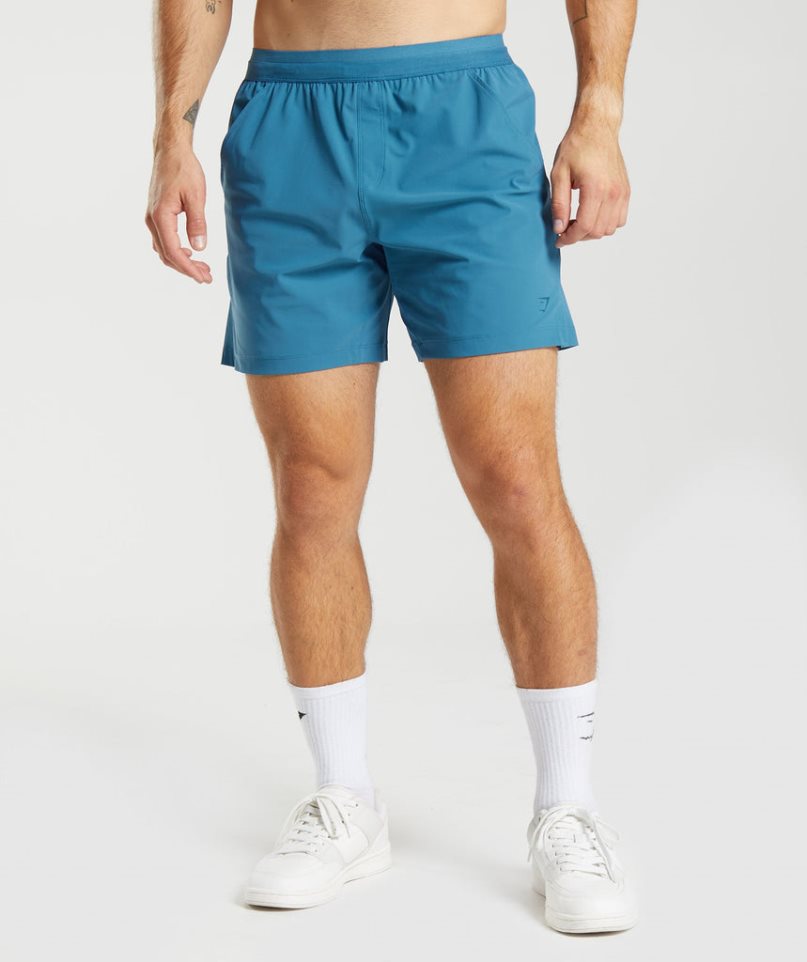 Gymshark Studio Kurze Hose Herren Blau | AT-85-MTEB