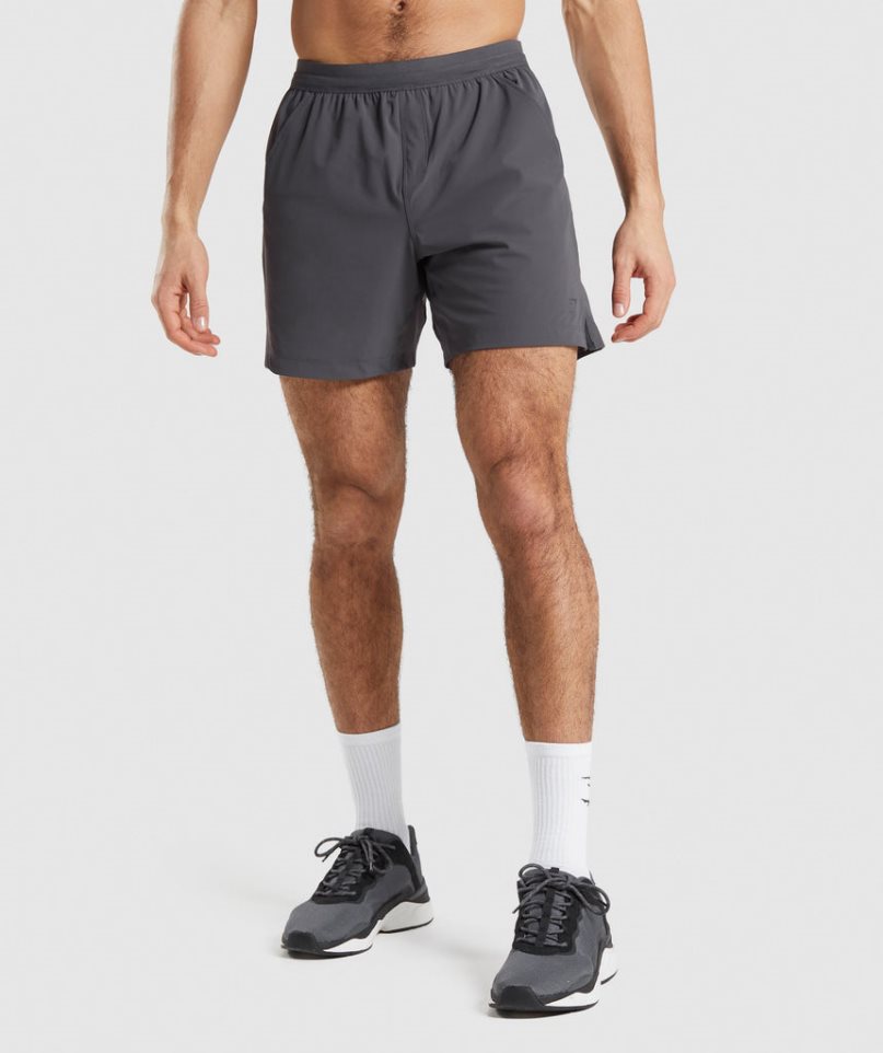 Gymshark Studio Kurze Hose Herren Dunkelgrau | AT-18-AEWN