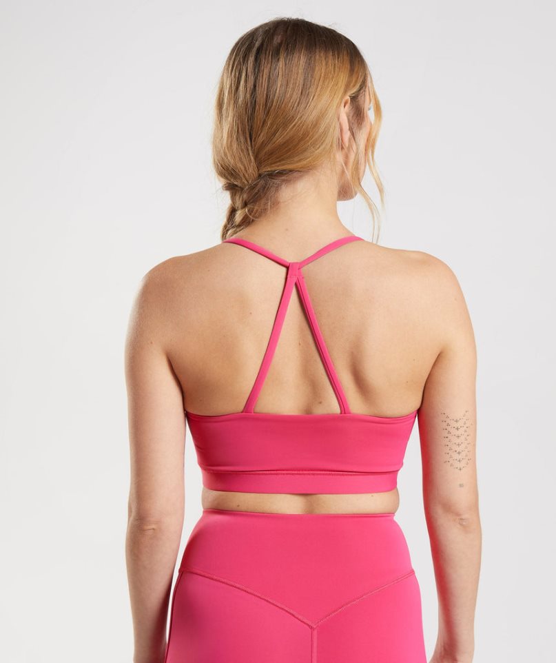 Gymshark Studio Sport Bh Damen Rosa | AT-37-XCWJ