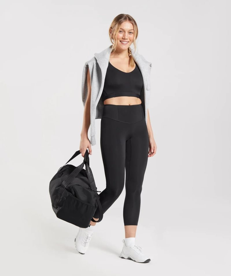 Gymshark Studio Sport Bh Damen Schwarz | AT-48-LJFN