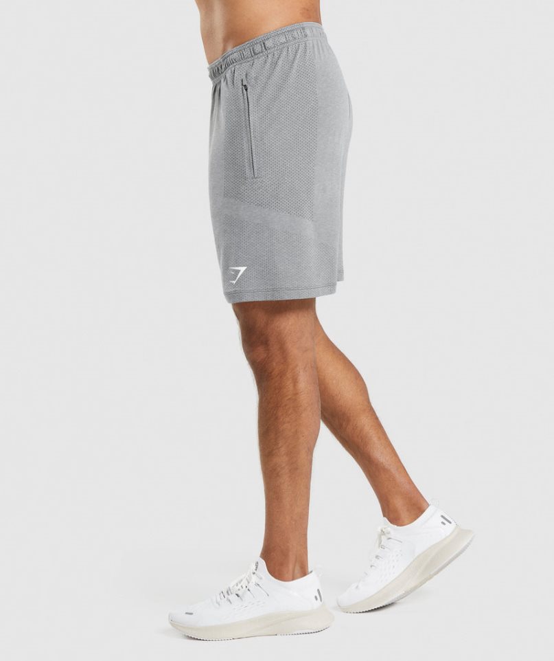 Gymshark Vital Light Kurze Hose Herren Grau | AT-91-BHPV