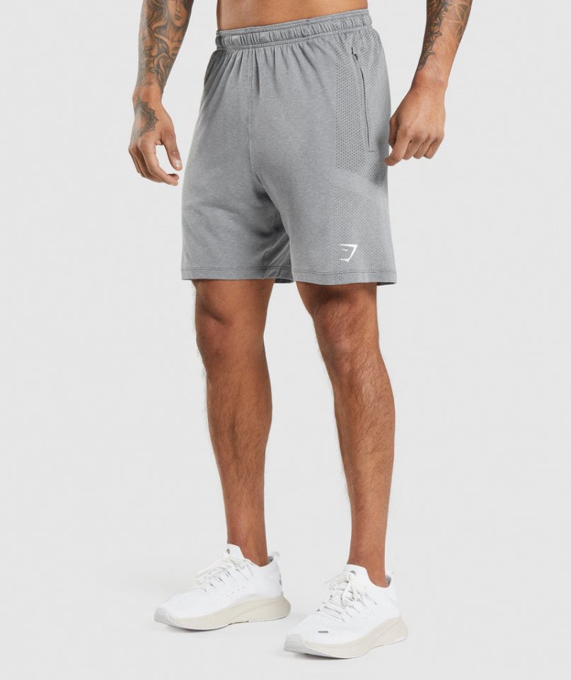 Gymshark Vital Light Kurze Hose Herren Grau | AT-91-BHPV