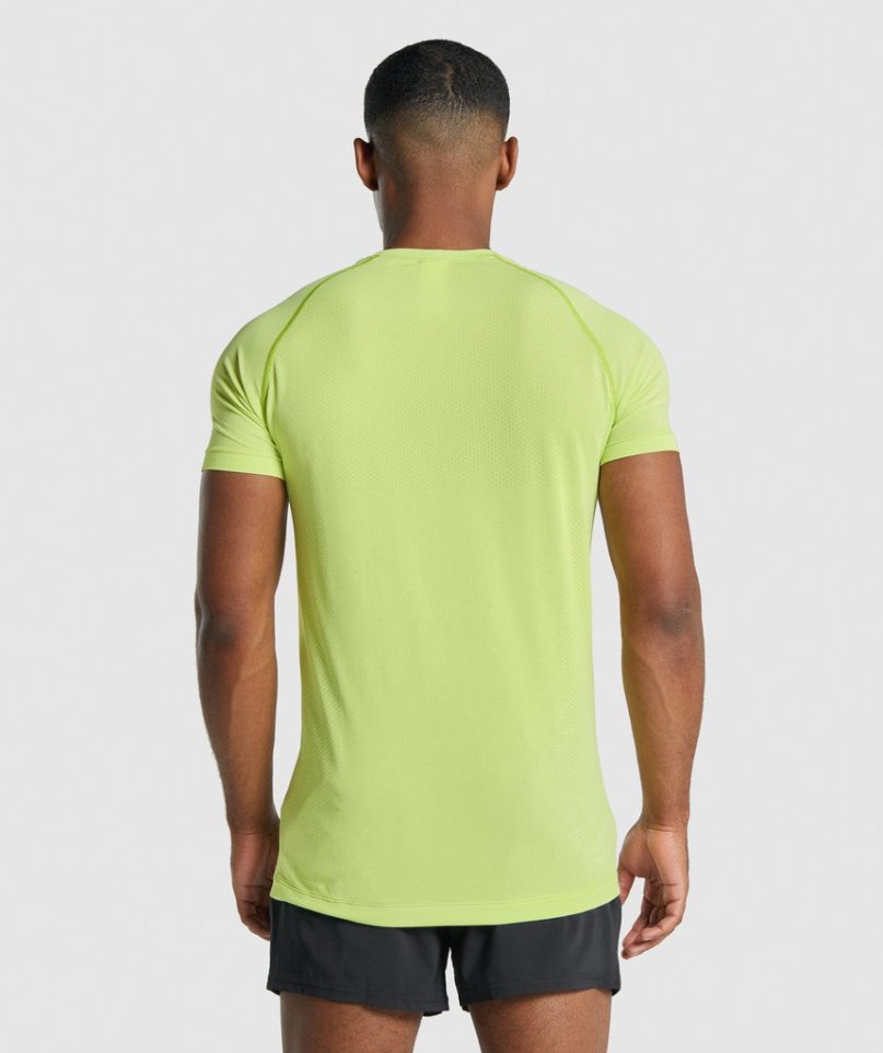 Gymshark Vital Light Seamless T-shirts Herren Gelb | AT-97-GVYI