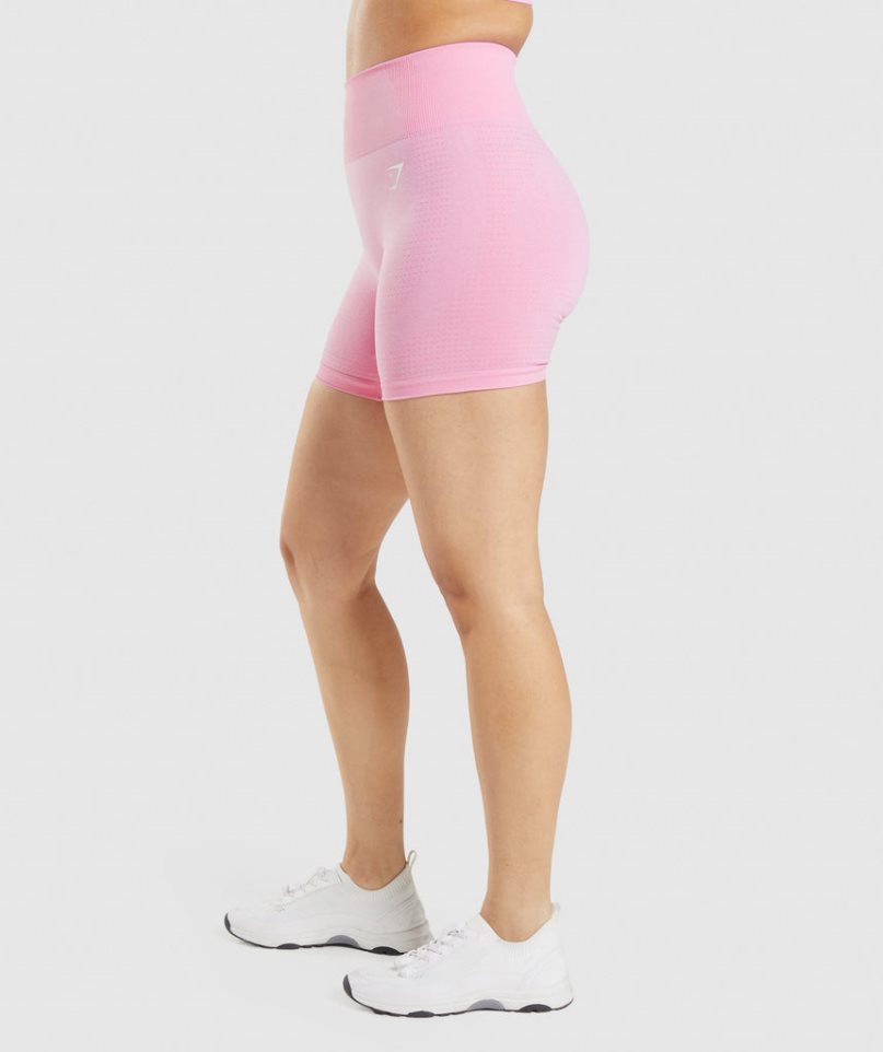 Gymshark Vital Seamless 2.0 Kurze Hose Damen Rosa | AT-14-NSAK