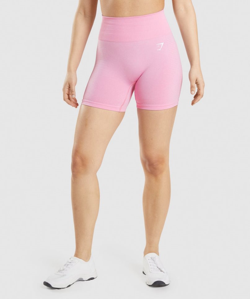 Gymshark Vital Seamless 2.0 Kurze Hose Damen Rosa | AT-14-NSAK