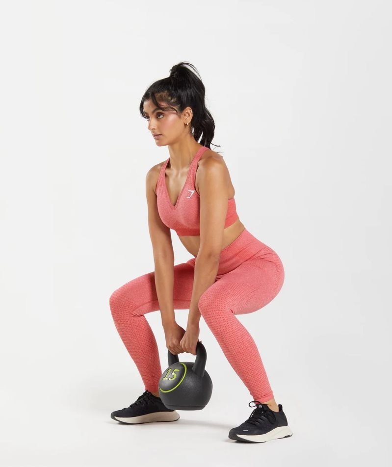 Gymshark Vital Seamless 2.0 Leggings Damen Rosa | AT-04-NQVA