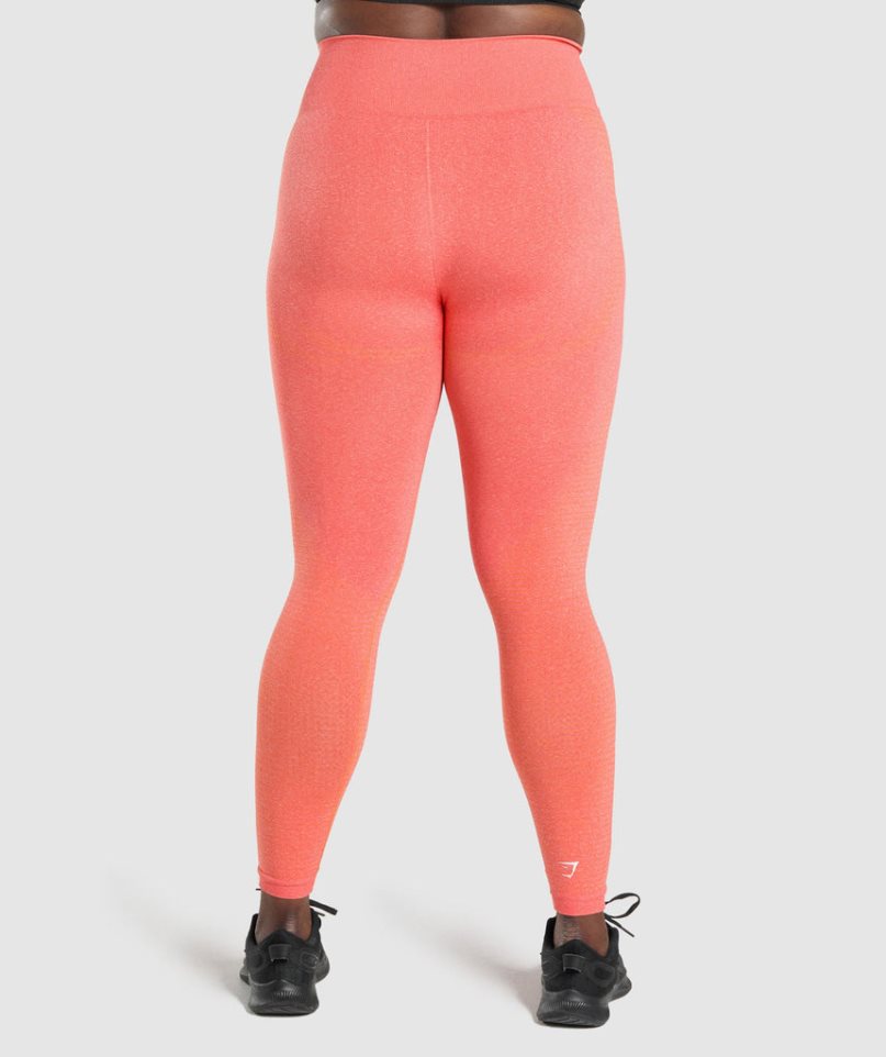 Gymshark Vital Seamless 2.0 Leggings Damen Orange | AT-45-KPEQ