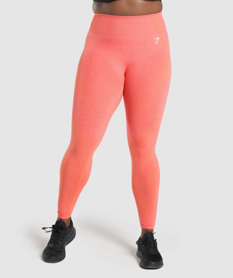 Gymshark Vital Seamless 2.0 Leggings Damen Orange | AT-45-KPEQ