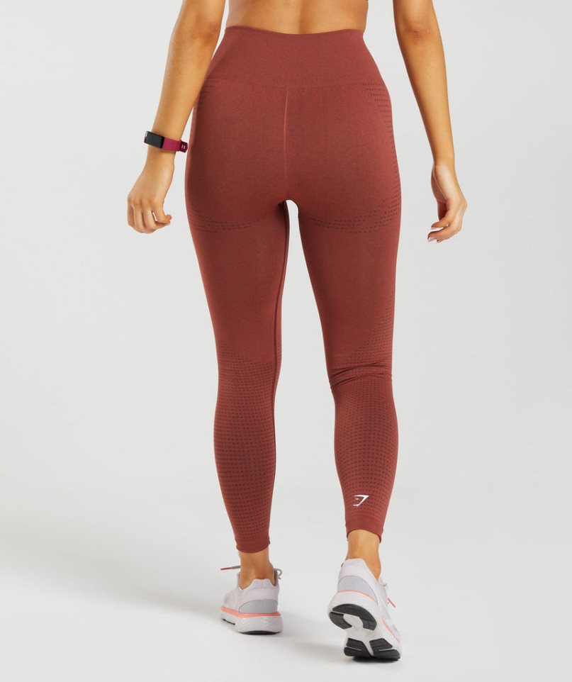 Gymshark Vital Seamless 2.0 Leggings Damen Braun | AT-48-TYFQ