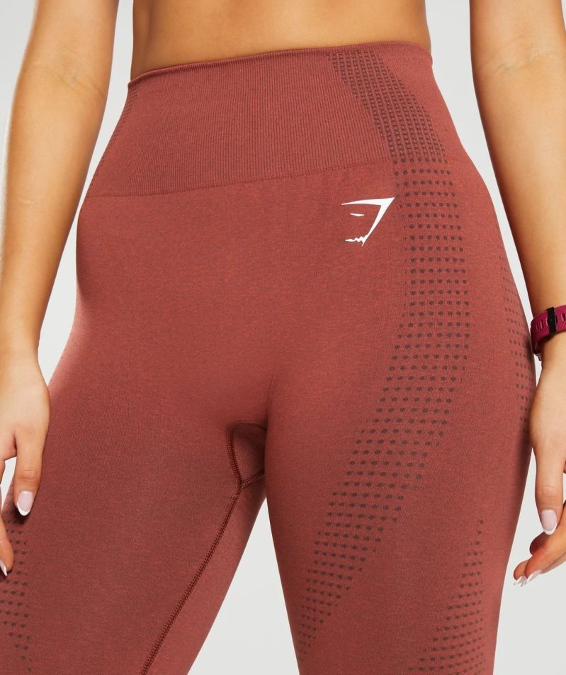 Gymshark Vital Seamless 2.0 Leggings Damen Braun | AT-48-TYFQ