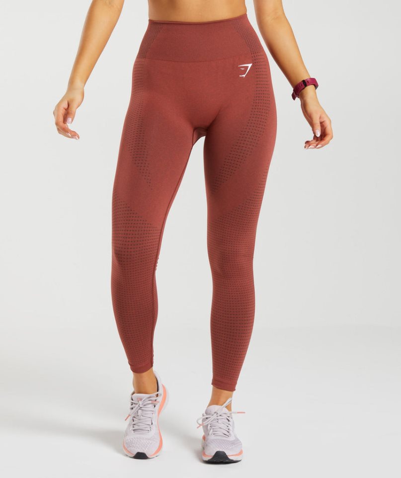 Gymshark Vital Seamless 2.0 Leggings Damen Braun | AT-48-TYFQ