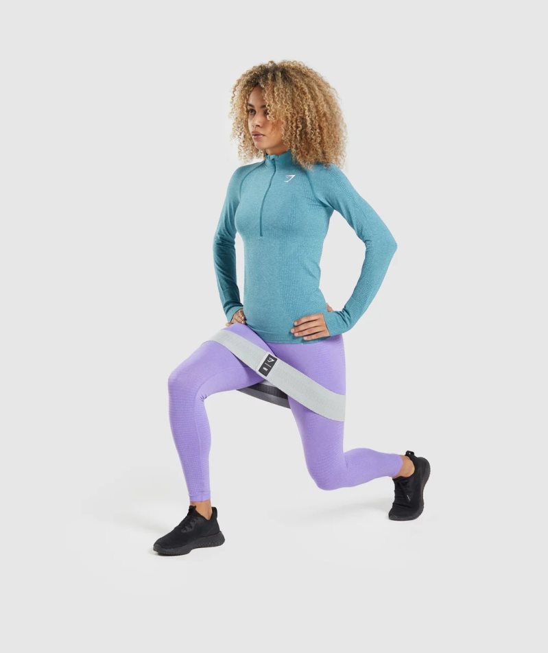 Gymshark Vital Seamless 2.0 Leggings Damen Lavendel | AT-53-JSUM