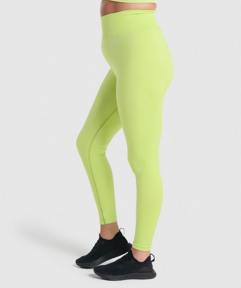 Gymshark Vital Seamless 2.0 Leggings Damen Gelb | AT-53-ZYRU