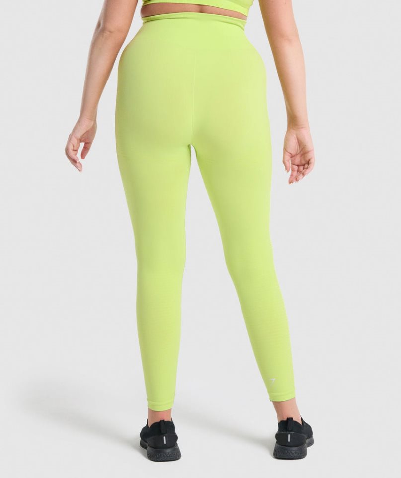 Gymshark Vital Seamless 2.0 Leggings Damen Gelb | AT-53-ZYRU