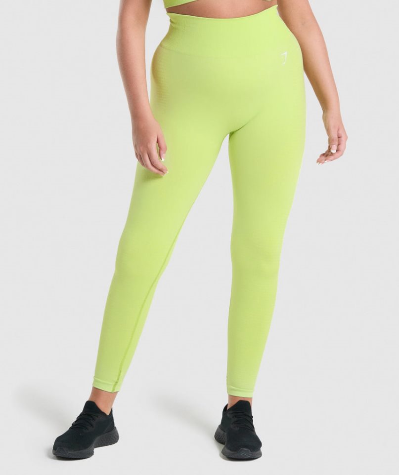 Gymshark Vital Seamless 2.0 Leggings Damen Gelb | AT-53-ZYRU