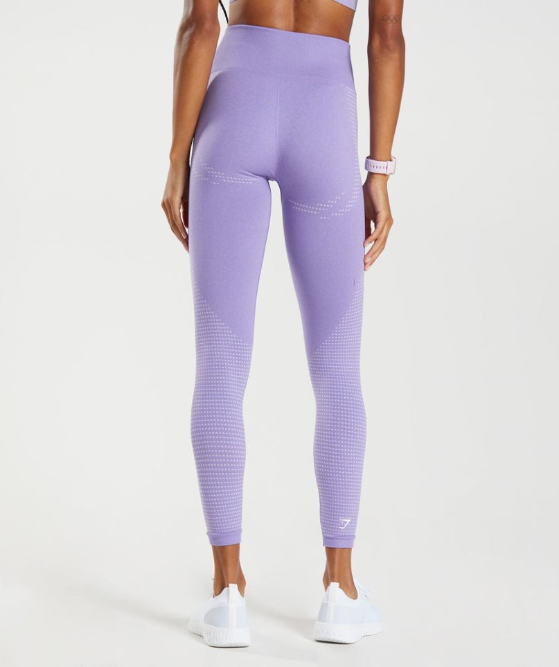 Gymshark Vital Seamless 2.0 Leggings Damen Lavendel | AT-58-LDCG