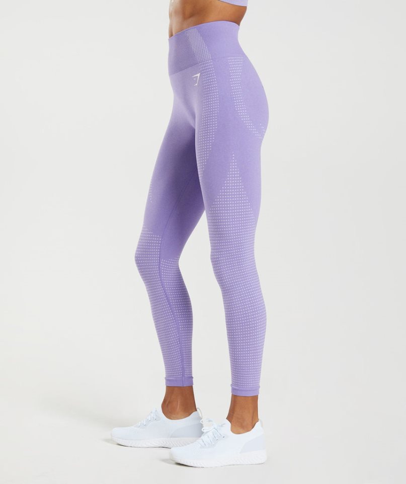 Gymshark Vital Seamless 2.0 Leggings Damen Lavendel | AT-58-LDCG