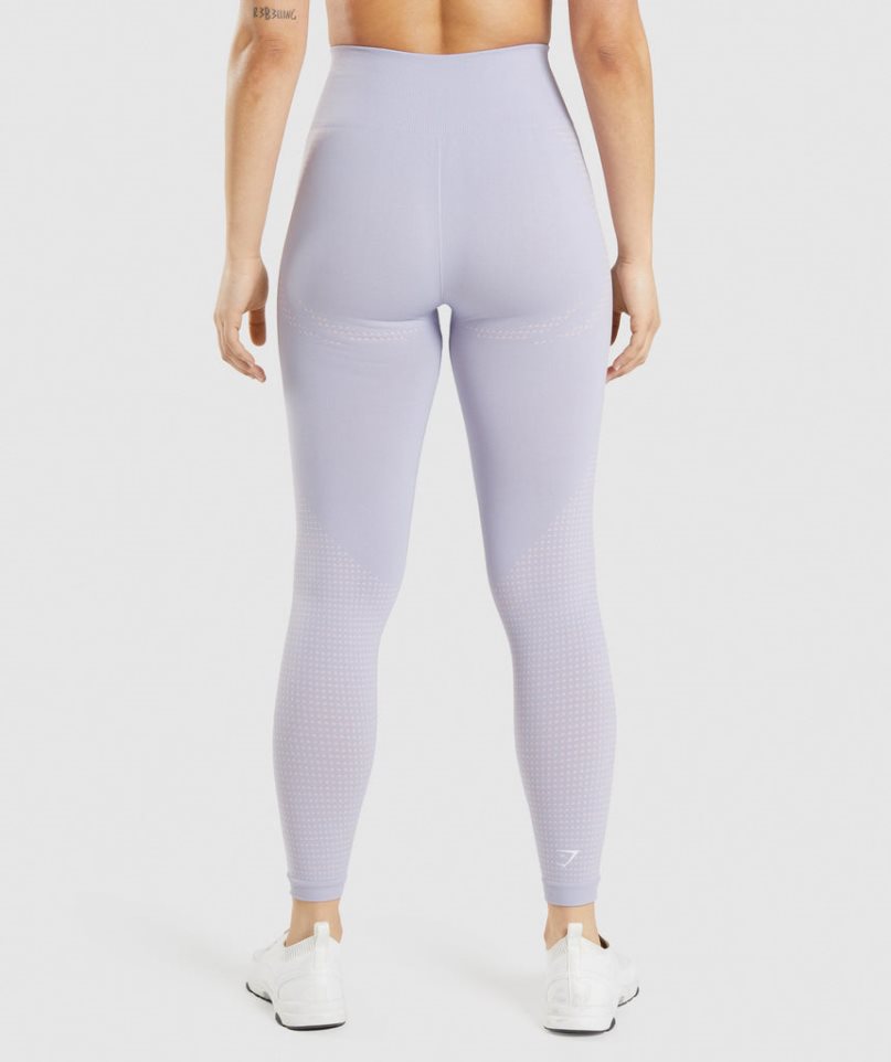 Gymshark Vital Seamless 2.0 Leggings Damen Hellblau | AT-72-ZBGO