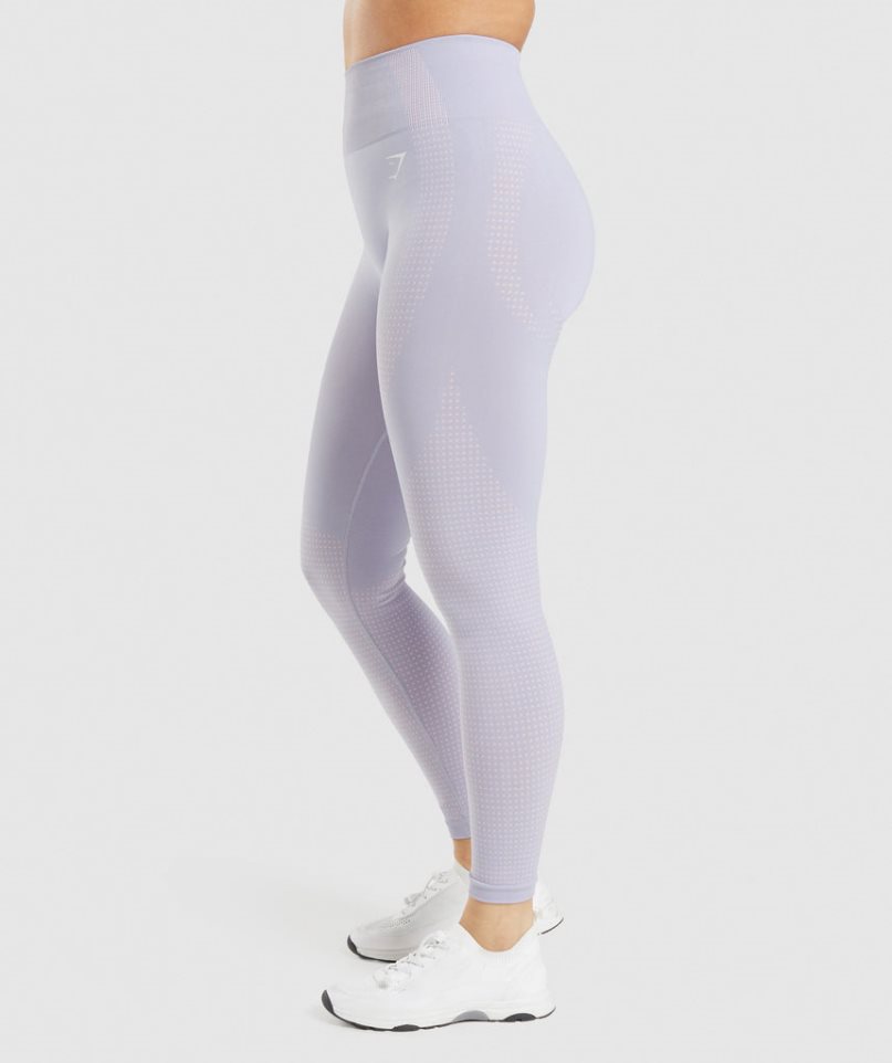 Gymshark Vital Seamless 2.0 Leggings Damen Hellblau | AT-72-ZBGO