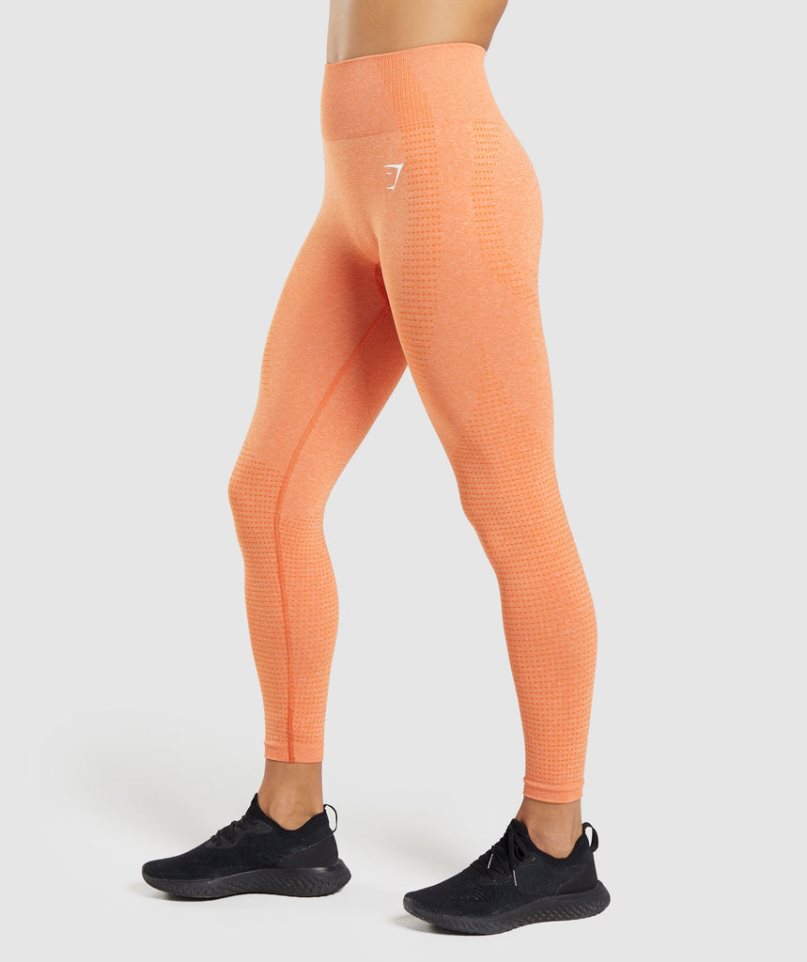 Gymshark Vital Seamless 2.0 Leggings Damen Orange | AT-76-GANF